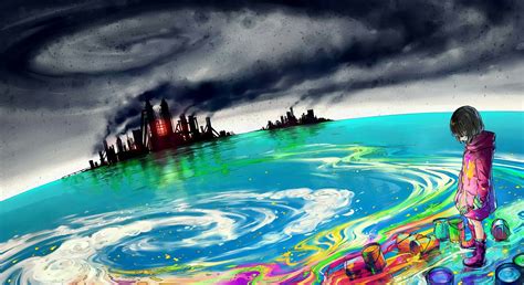 air pollution anime|Environmental Anime .